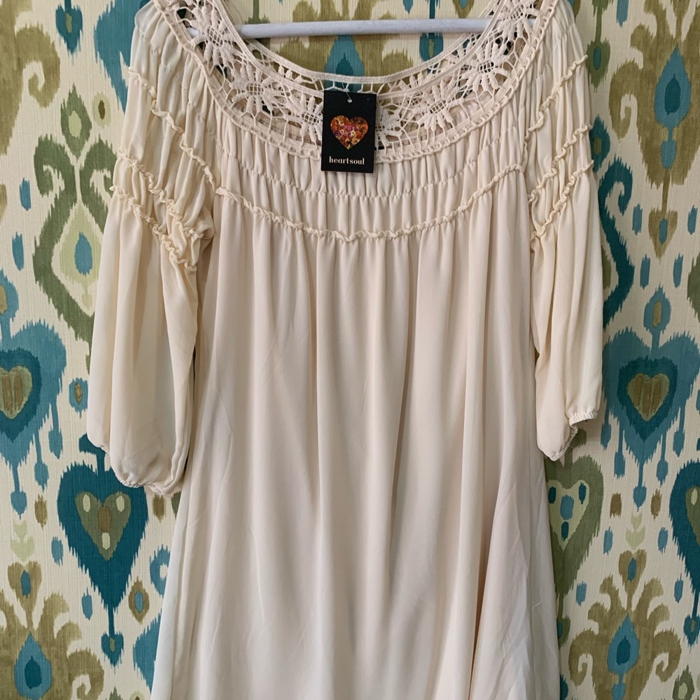 Cream very dressy dress